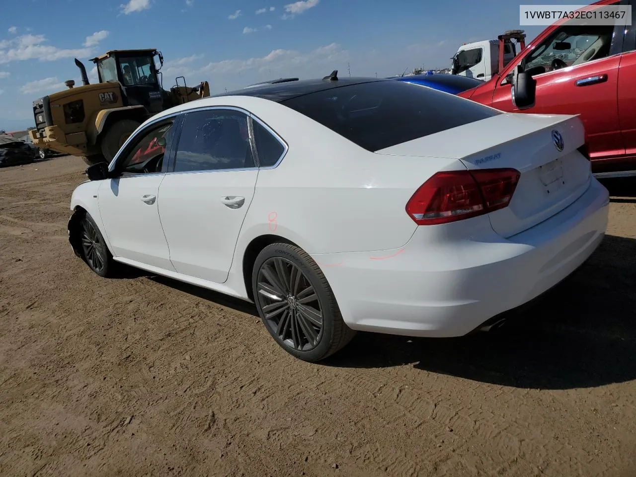 2014 Volkswagen Passat Se VIN: 1VWBT7A32EC113467 Lot: 71184774