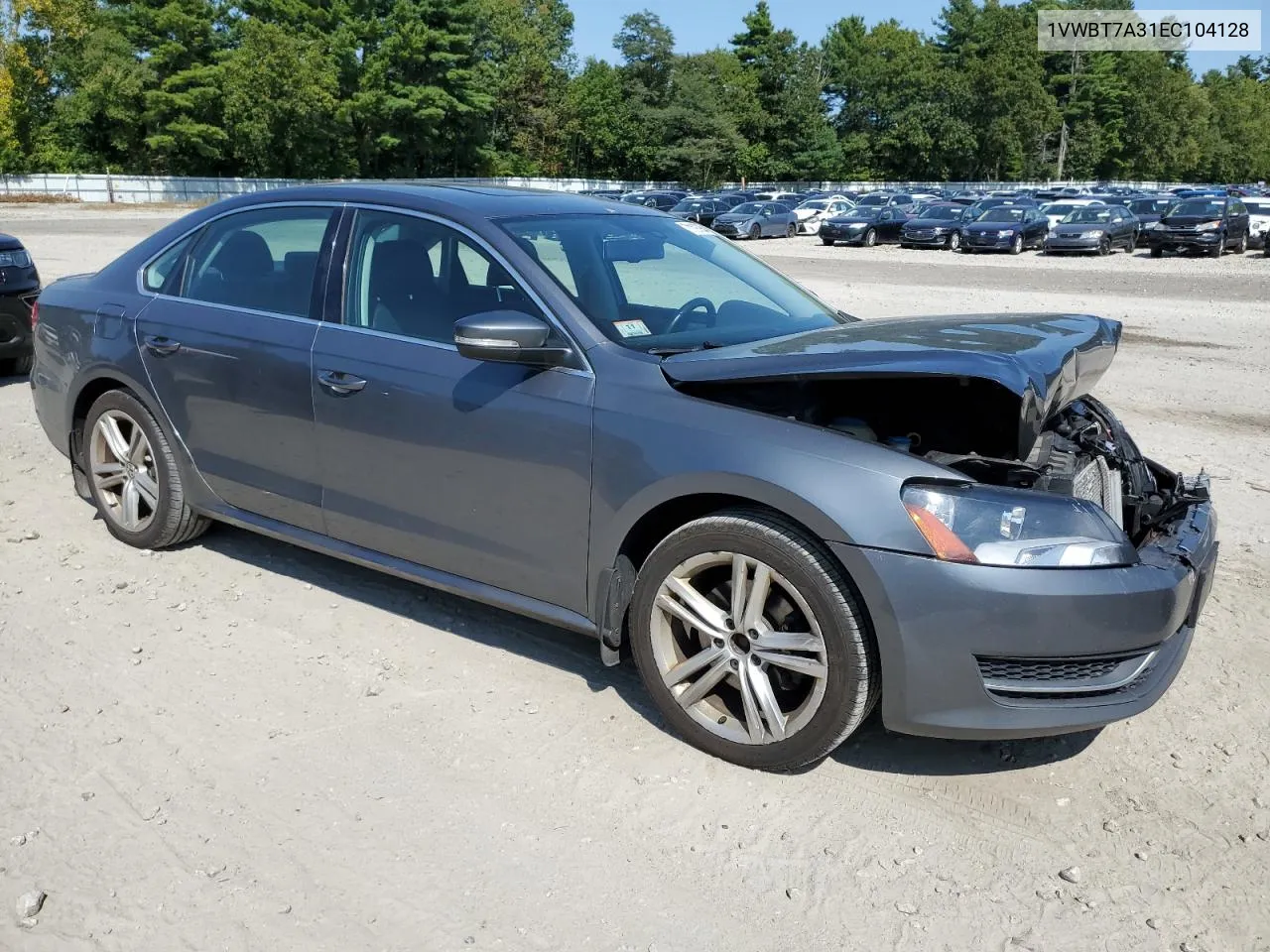 2014 Volkswagen Passat Se VIN: 1VWBT7A31EC104128 Lot: 71197954