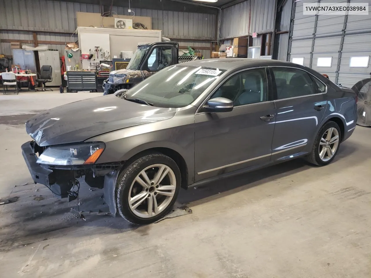 2014 Volkswagen Passat Sel VIN: 1VWCN7A3XEC038984 Lot: 71593104