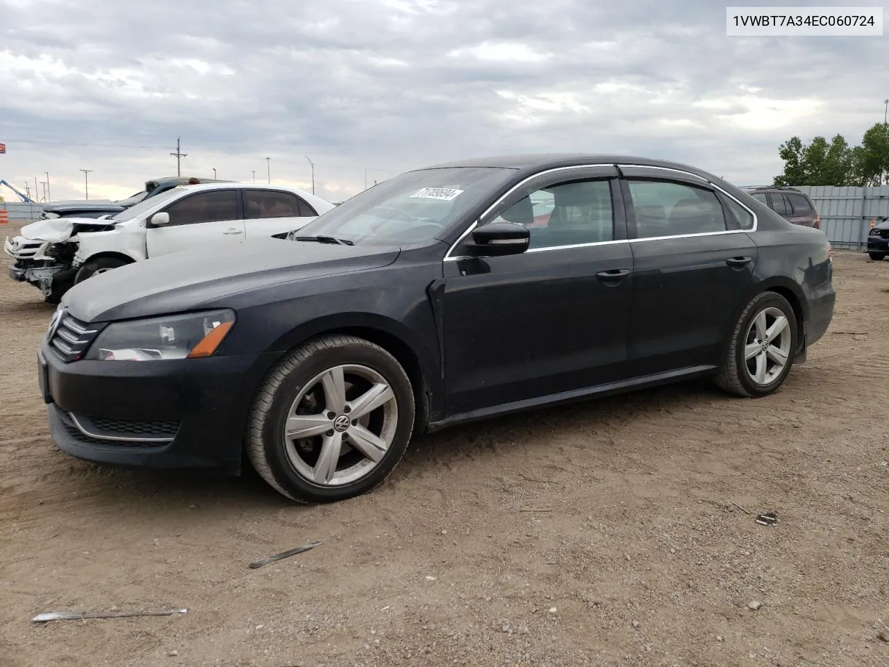 2014 Volkswagen Passat Se VIN: 1VWBT7A34EC060724 Lot: 71709694