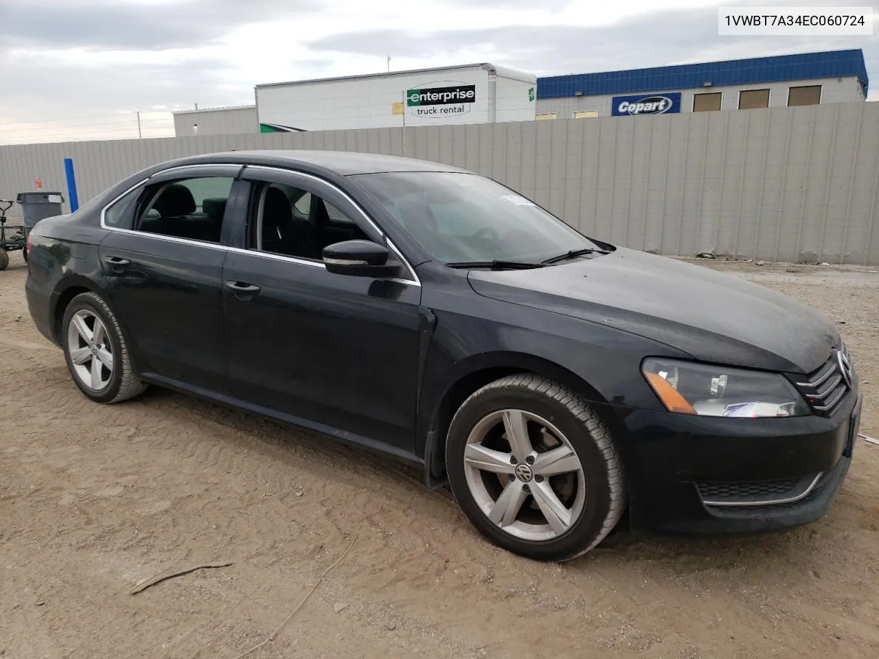 2014 Volkswagen Passat Se VIN: 1VWBT7A34EC060724 Lot: 71709694