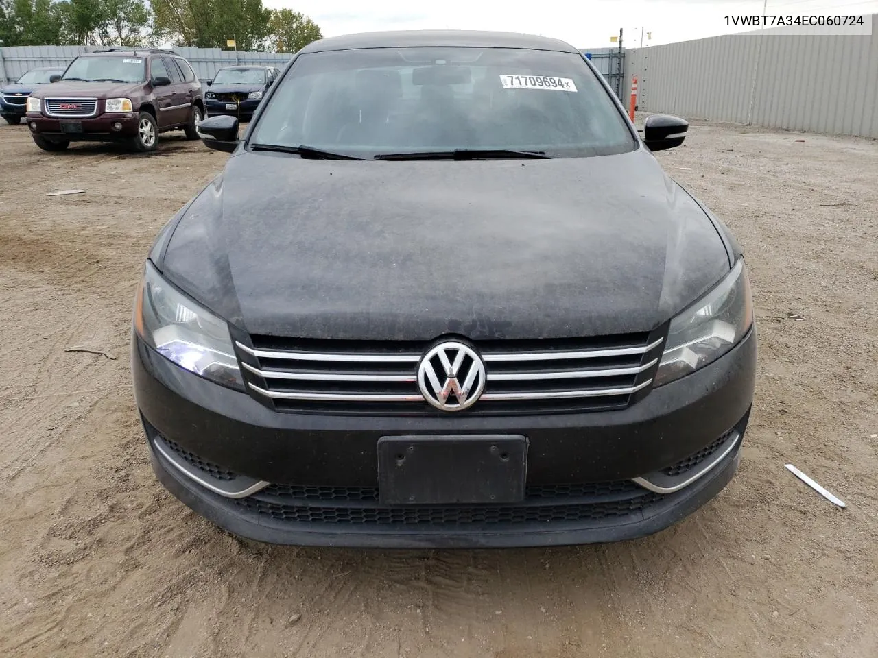 2014 Volkswagen Passat Se VIN: 1VWBT7A34EC060724 Lot: 71709694