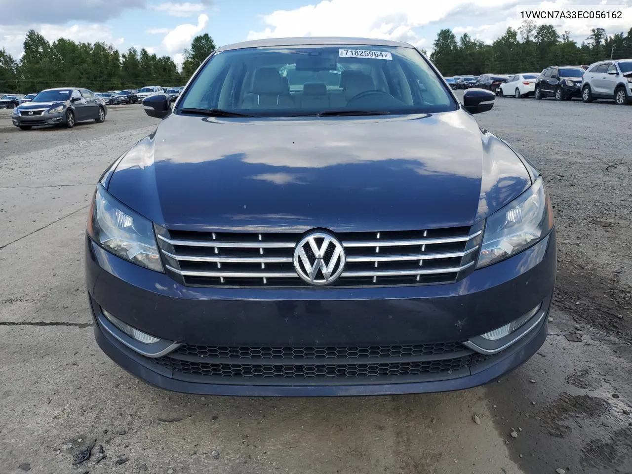 2014 Volkswagen Passat Sel VIN: 1VWCN7A33EC056162 Lot: 71825964