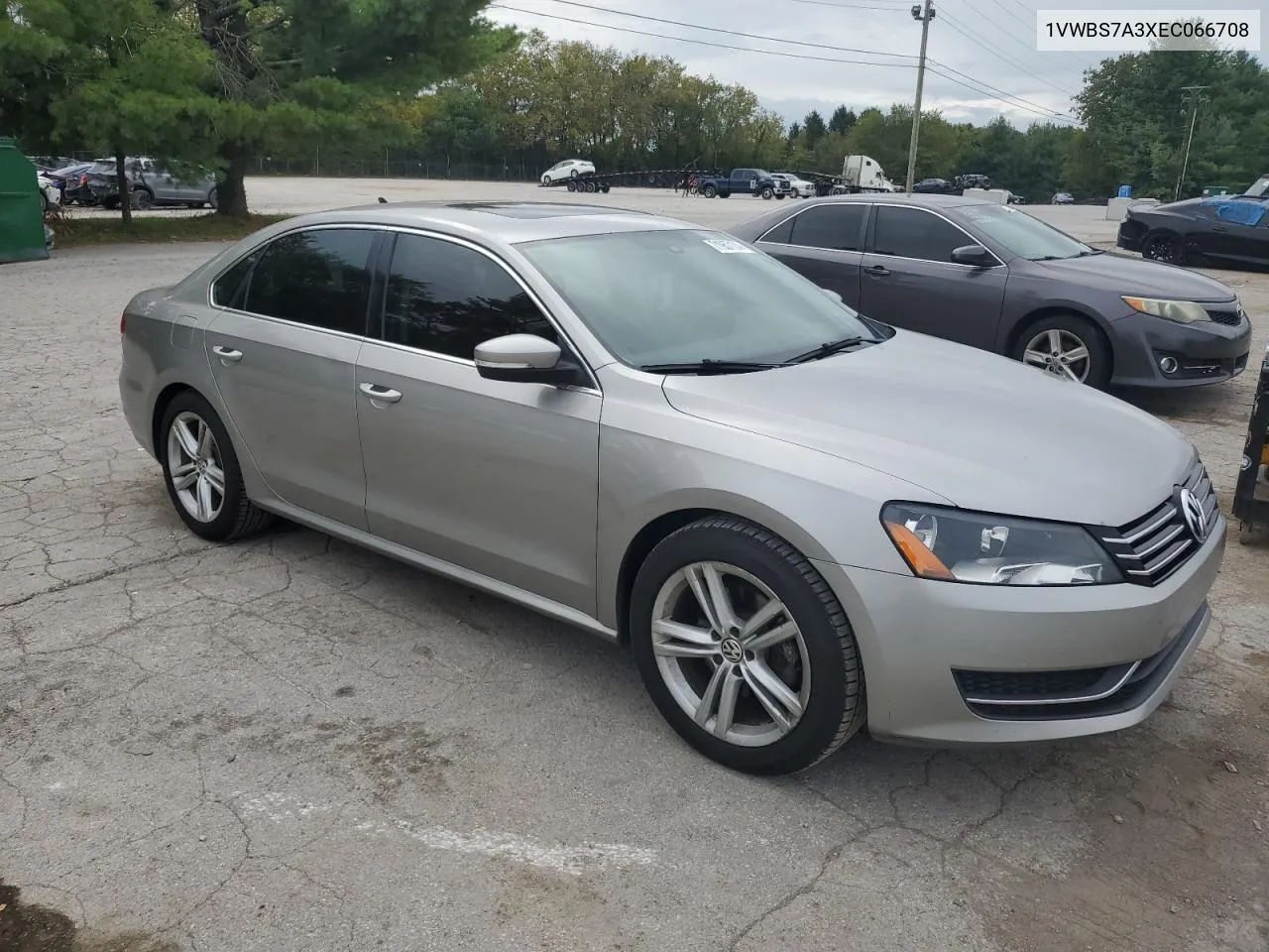 2014 Volkswagen Passat Se VIN: 1VWBS7A3XEC066708 Lot: 71957174