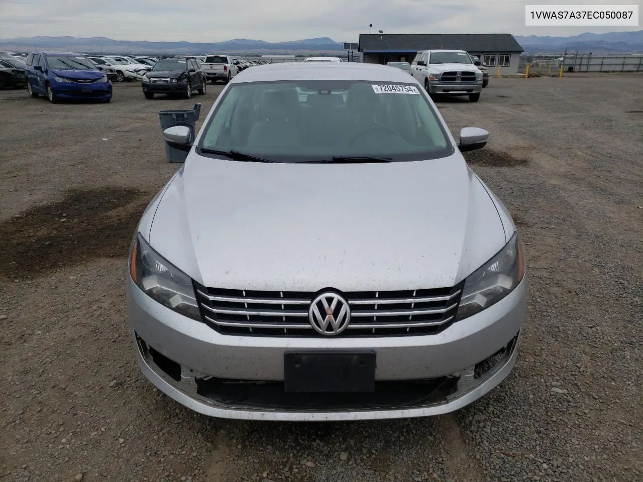 2014 Volkswagen Passat S VIN: 1VWAS7A37EC050087 Lot: 72045754