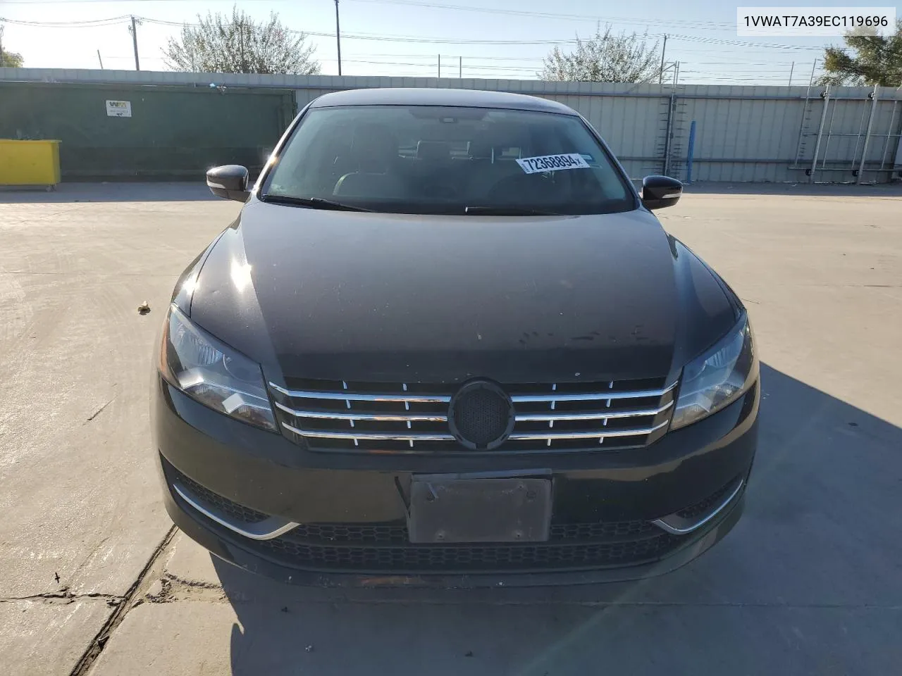 2014 Volkswagen Passat S VIN: 1VWAT7A39EC119696 Lot: 72368894