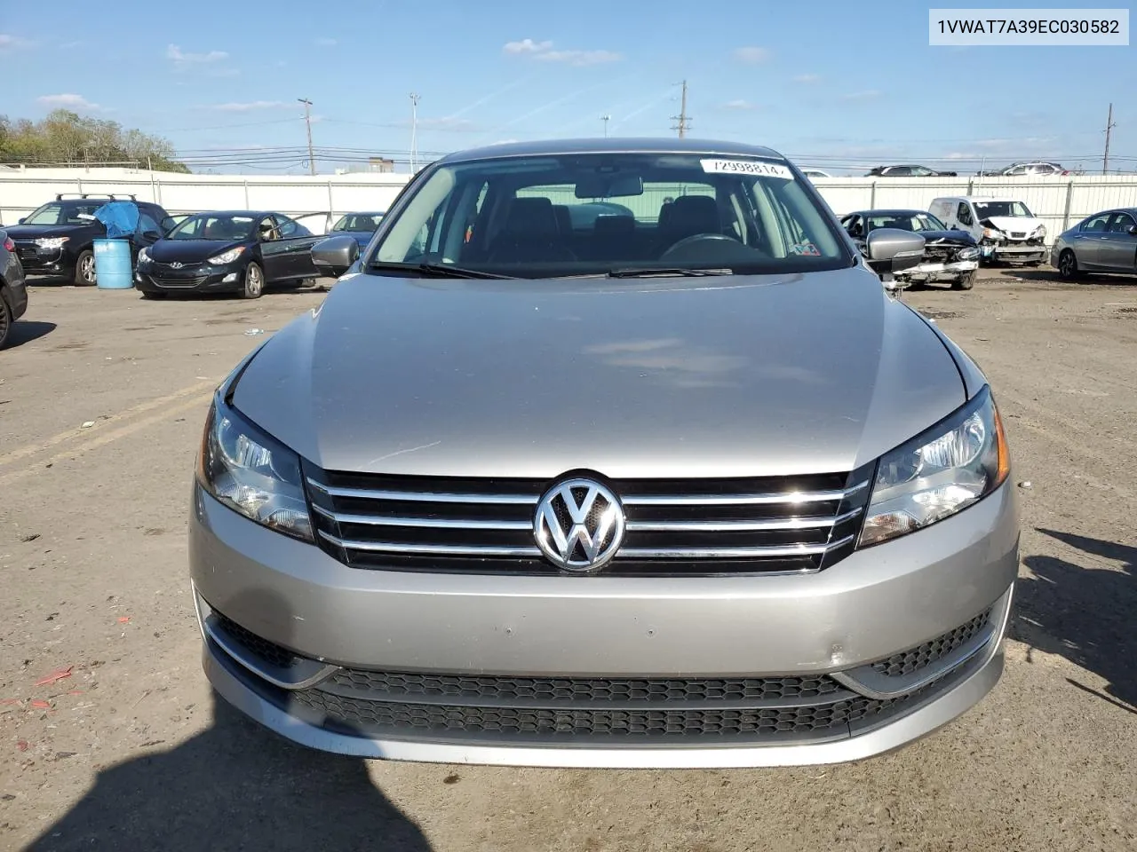 1VWAT7A39EC030582 2014 Volkswagen Passat S