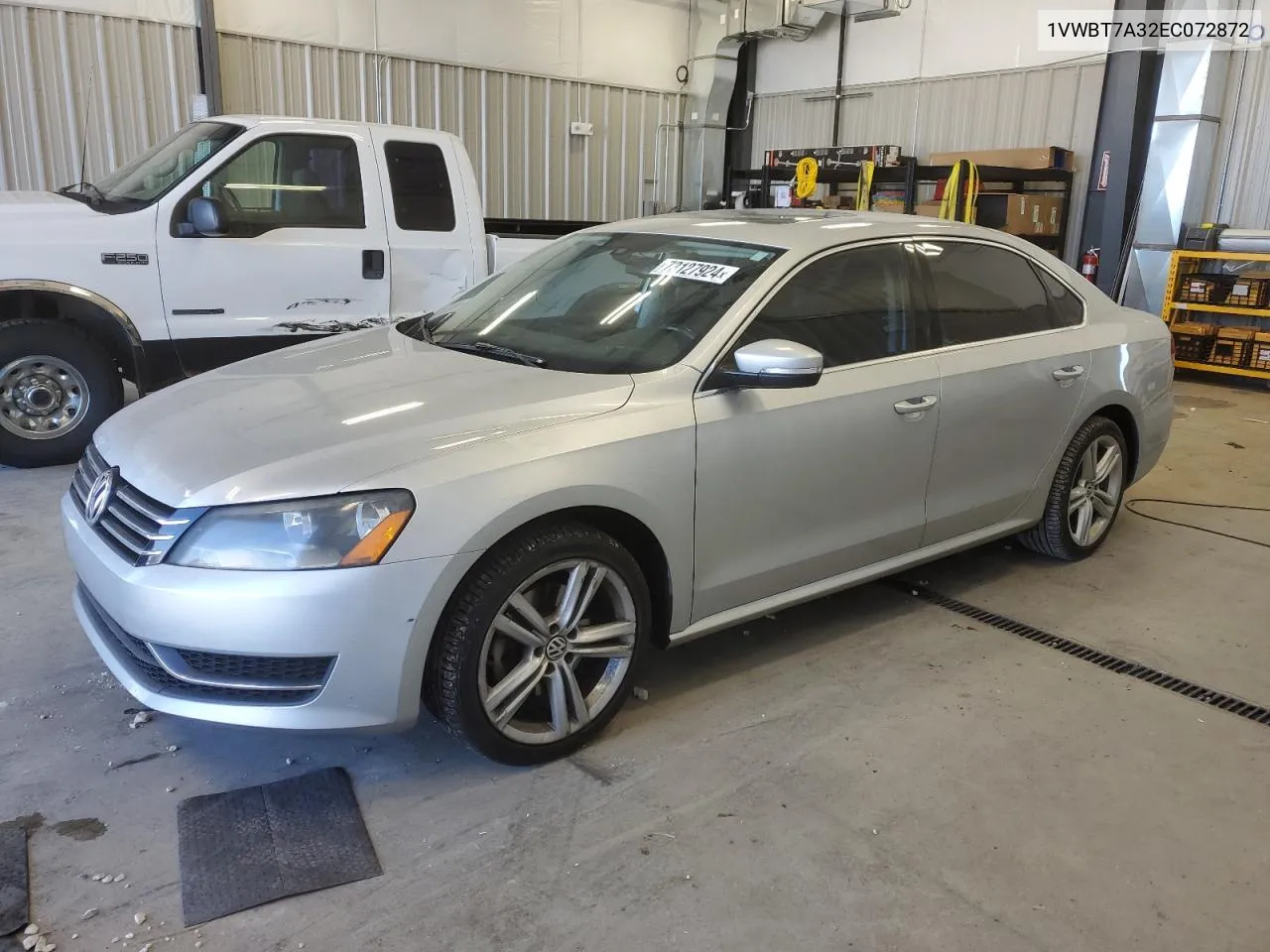 2014 Volkswagen Passat Se VIN: 1VWBT7A32EC072872 Lot: 73127924