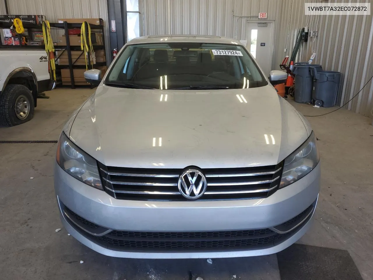 2014 Volkswagen Passat Se VIN: 1VWBT7A32EC072872 Lot: 73127924