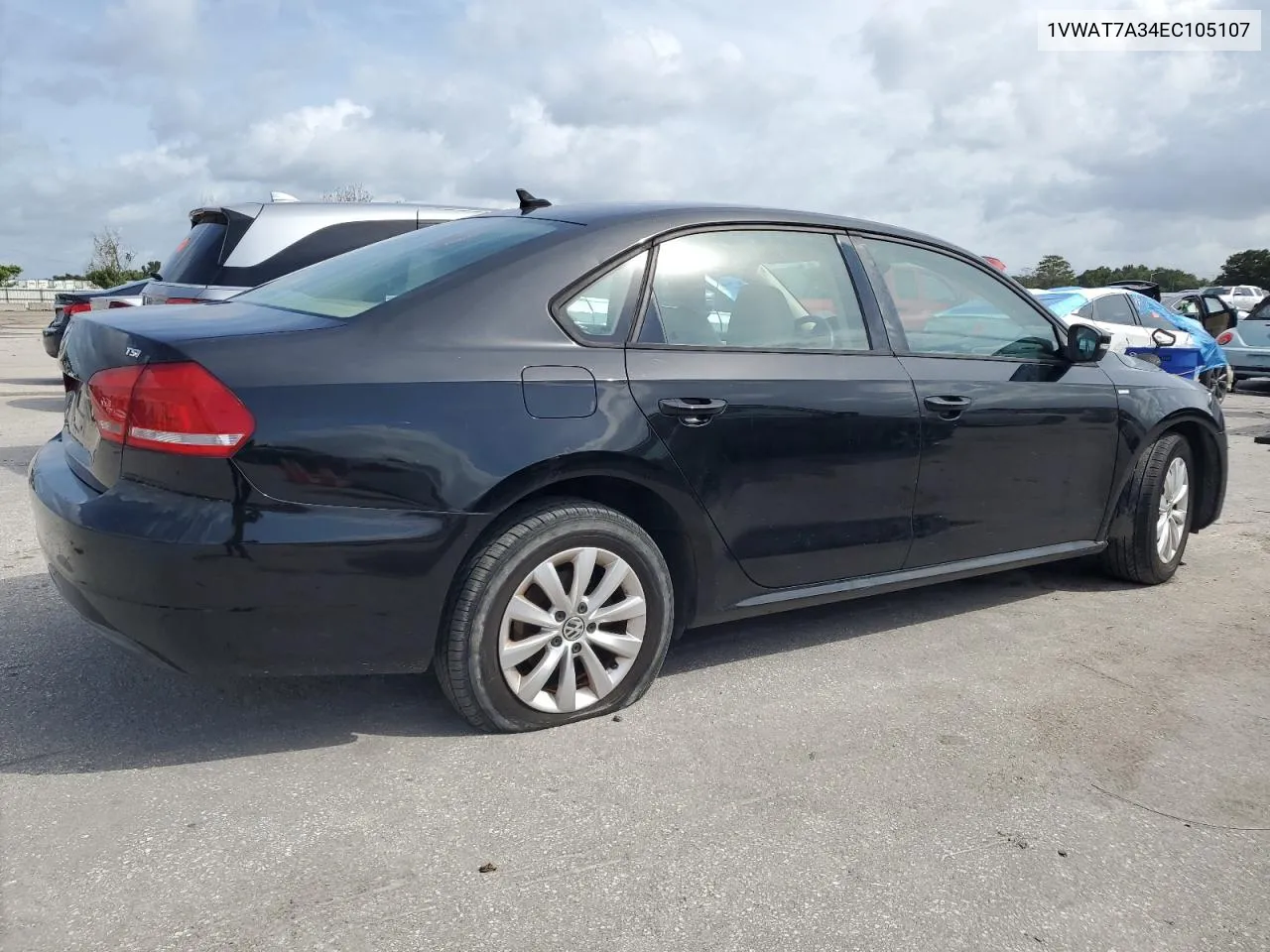 1VWAT7A34EC105107 2014 Volkswagen Passat S