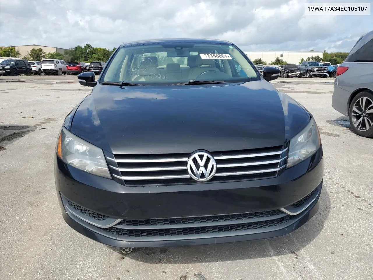 2014 Volkswagen Passat S VIN: 1VWAT7A34EC105107 Lot: 73366864