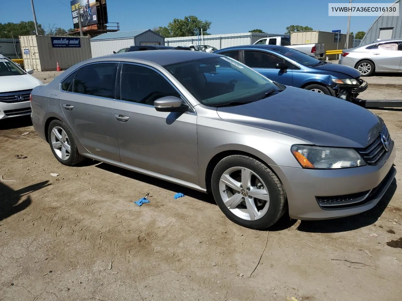 1VWBH7A36EC016130 2014 Volkswagen Passat Se