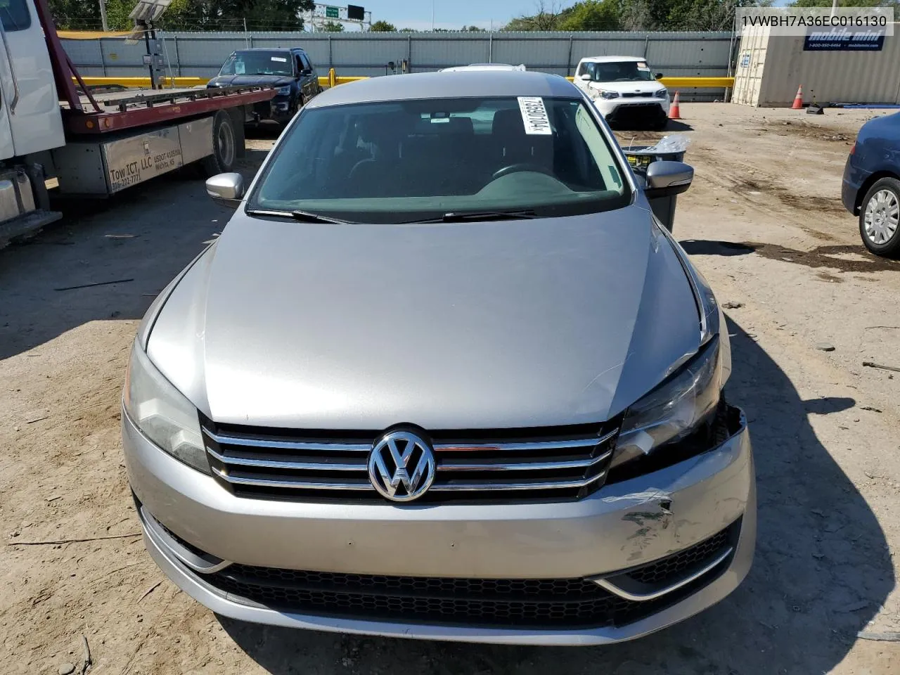 2014 Volkswagen Passat Se VIN: 1VWBH7A36EC016130 Lot: 73590104