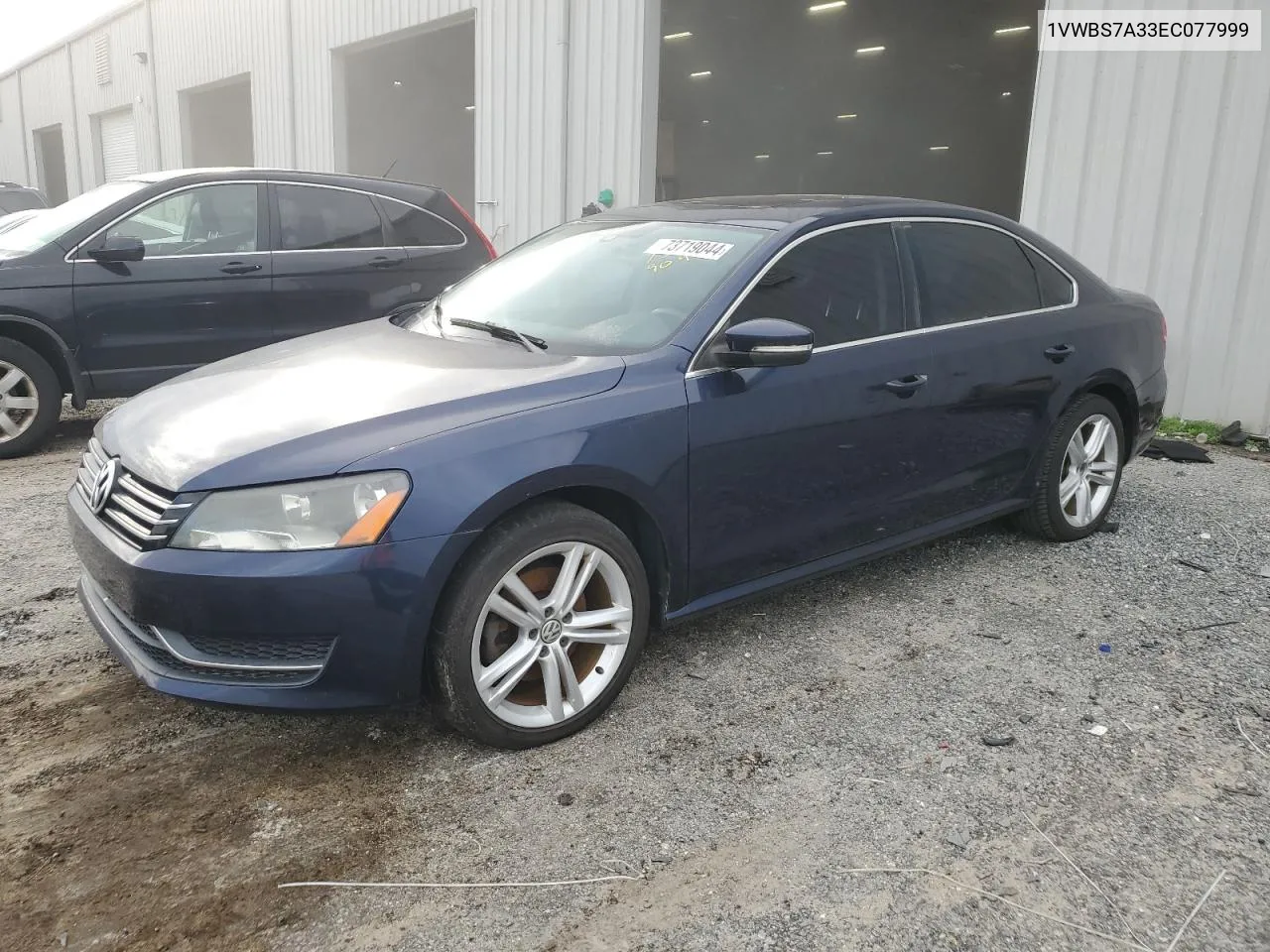 2014 Volkswagen Passat Se VIN: 1VWBS7A33EC077999 Lot: 73719044