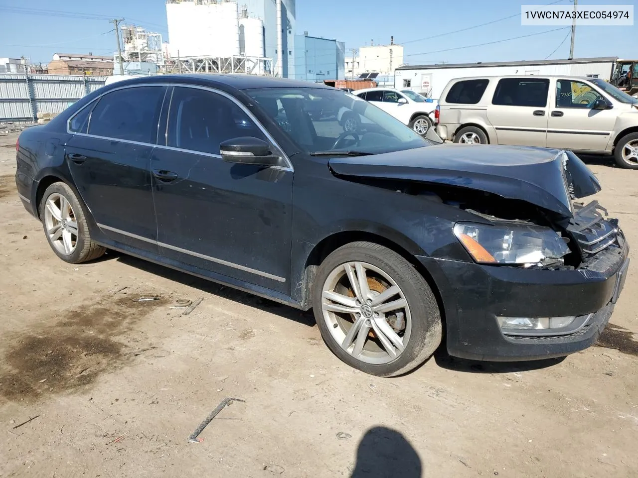 2014 Volkswagen Passat Sel VIN: 1VWCN7A3XEC054974 Lot: 73726004