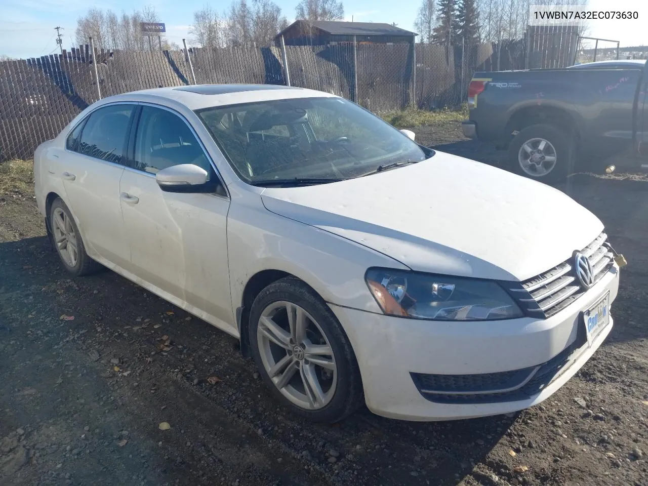 2014 Volkswagen Passat Se VIN: 1VWBN7A32EC073630 Lot: 73814774