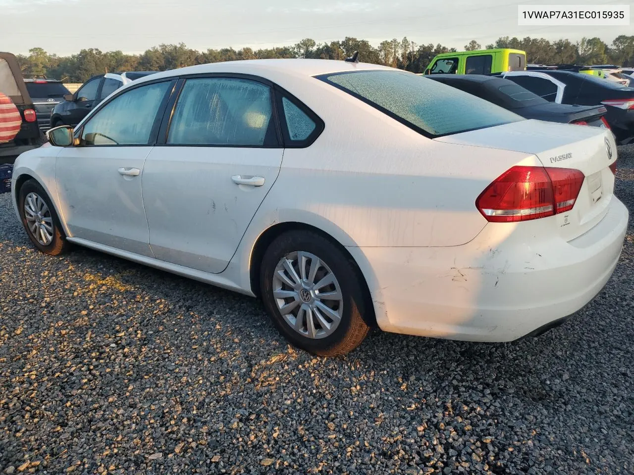 2014 Volkswagen Passat S VIN: 1VWAP7A31EC015935 Lot: 73891414