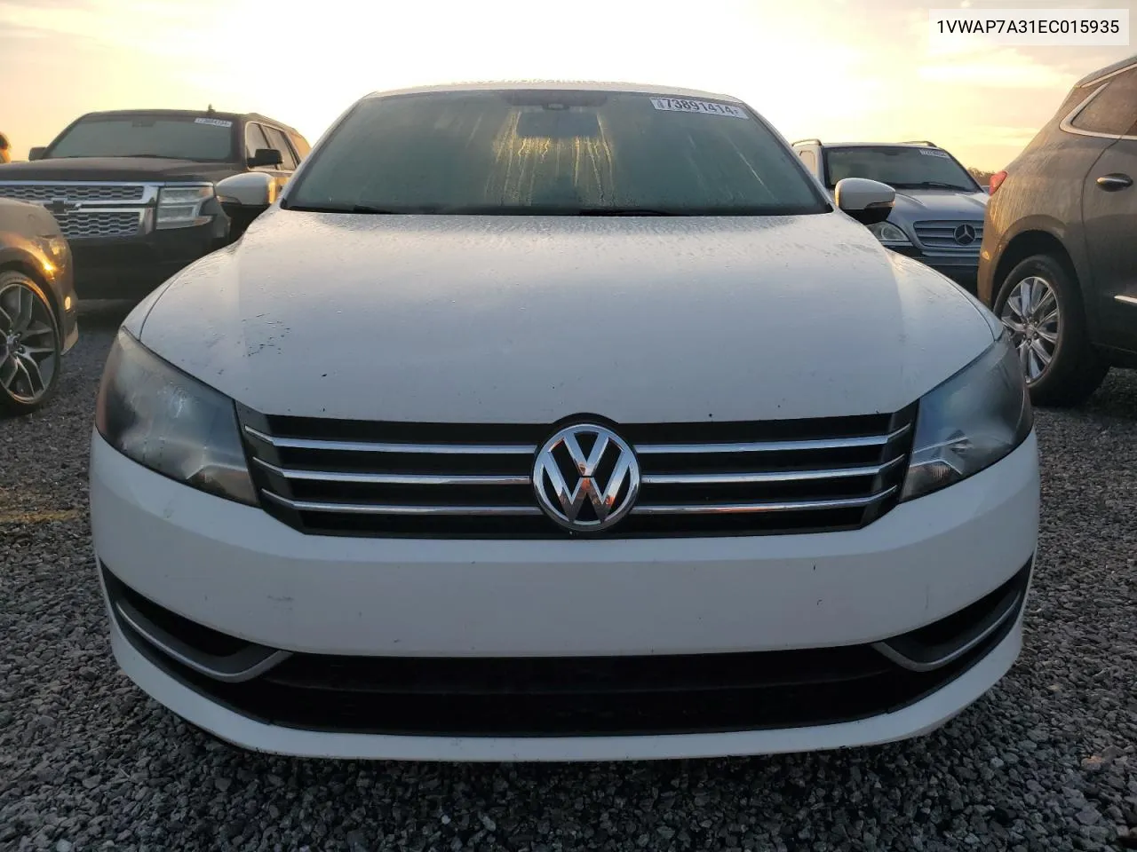 2014 Volkswagen Passat S VIN: 1VWAP7A31EC015935 Lot: 73891414