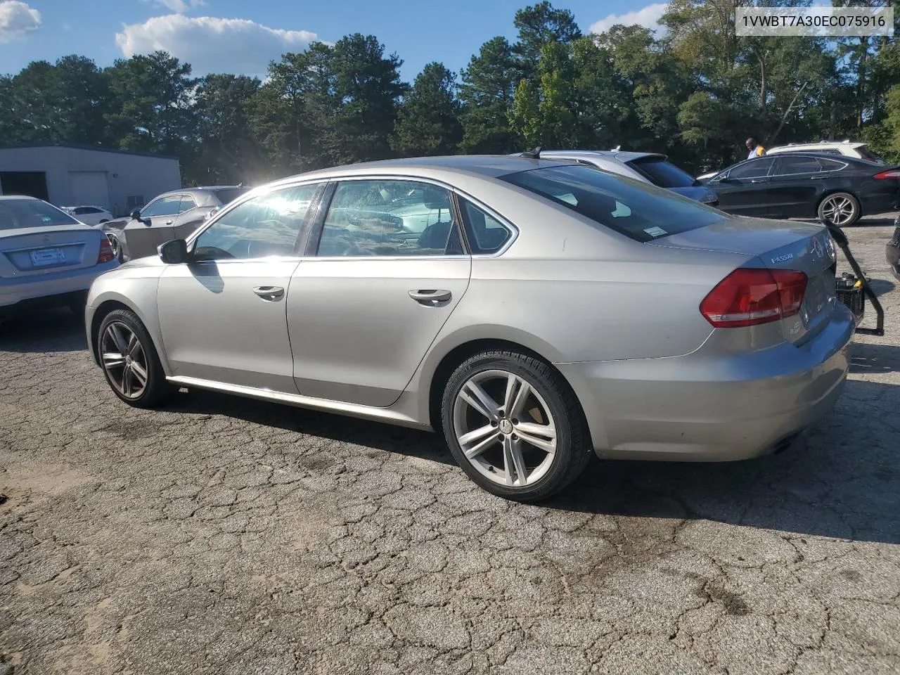 2014 Volkswagen Passat Se VIN: 1VWBT7A30EC075916 Lot: 74050724