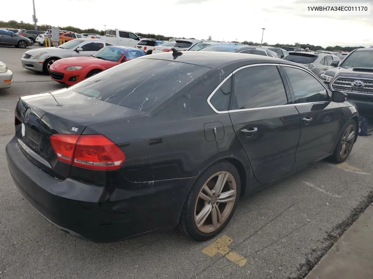 1VWBH7A34EC011170 2014 Volkswagen Passat Se