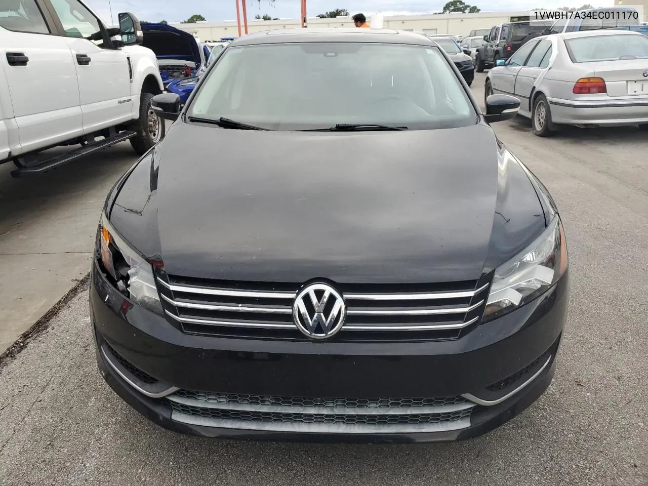 2014 Volkswagen Passat Se VIN: 1VWBH7A34EC011170 Lot: 74416804