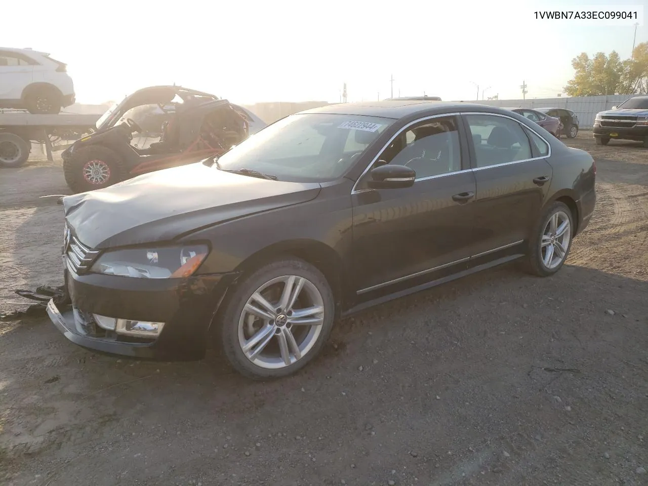 2014 Volkswagen Passat Se VIN: 1VWBN7A33EC099041 Lot: 74622944