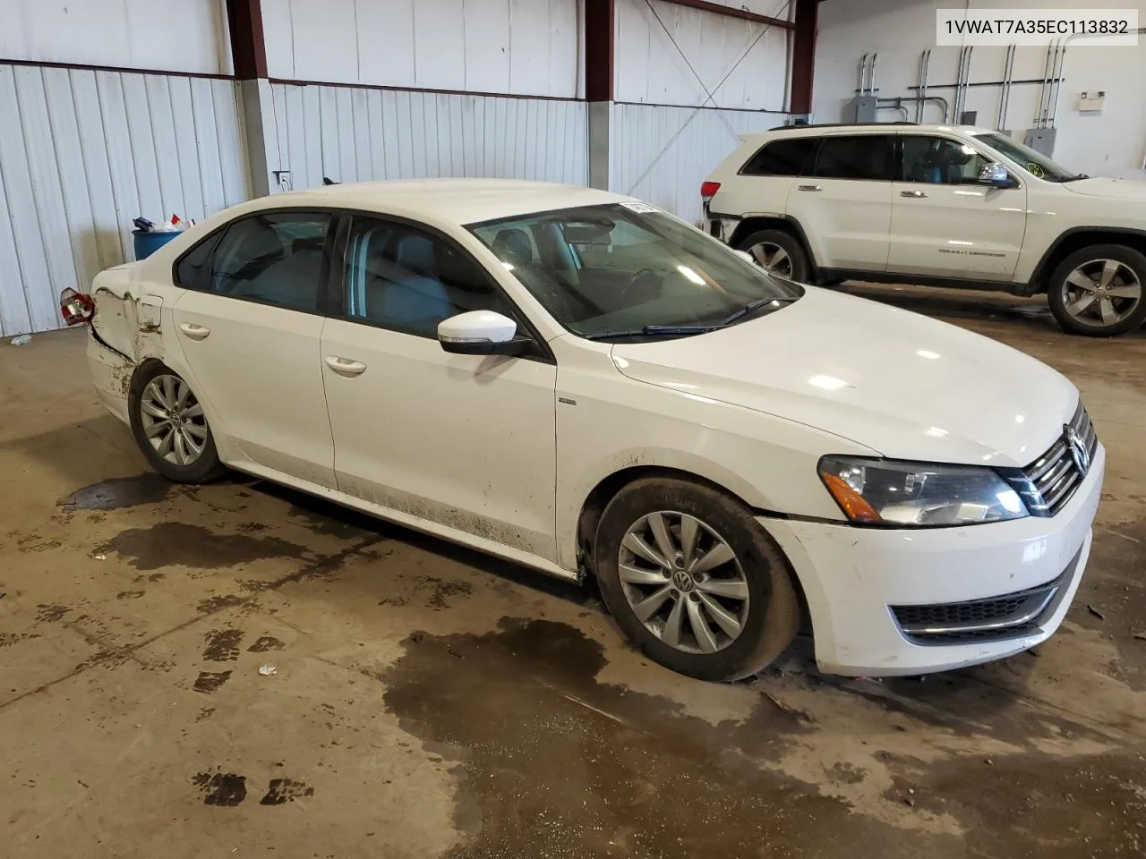 2014 Volkswagen Passat S VIN: 1VWAT7A35EC113832 Lot: 74807064