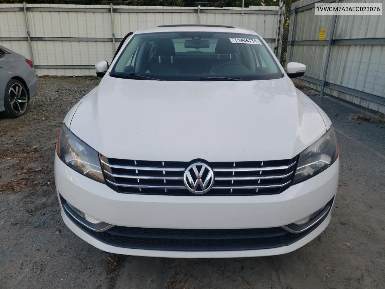 2014 Volkswagen Passat Sel VIN: 1VWCM7A36EC023076 Lot: 74904774