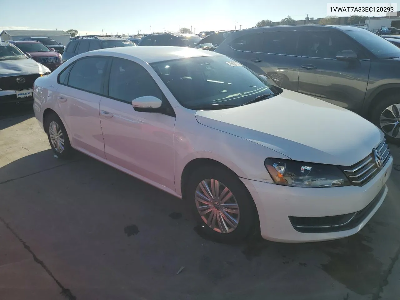 2014 Volkswagen Passat S VIN: 1VWAT7A33EC120293 Lot: 75076163