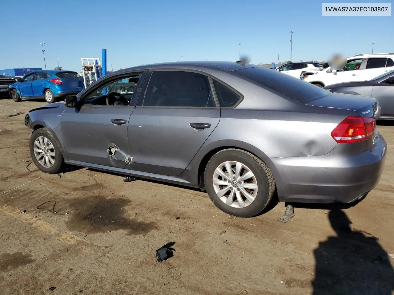 1VWAS7A37EC103807 2014 Volkswagen Passat S