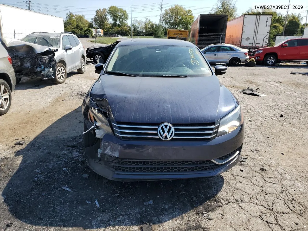 2014 Volkswagen Passat Se VIN: 1VWBS7A39EC112609 Lot: 75702754