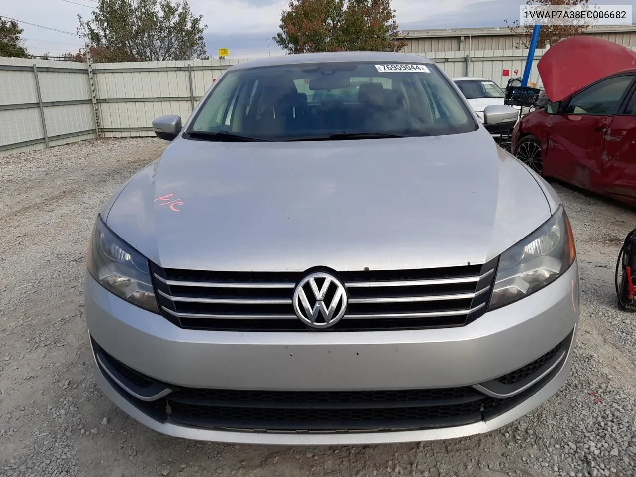 2014 Volkswagen Passat S VIN: 1VWAP7A38EC006682 Lot: 76959044