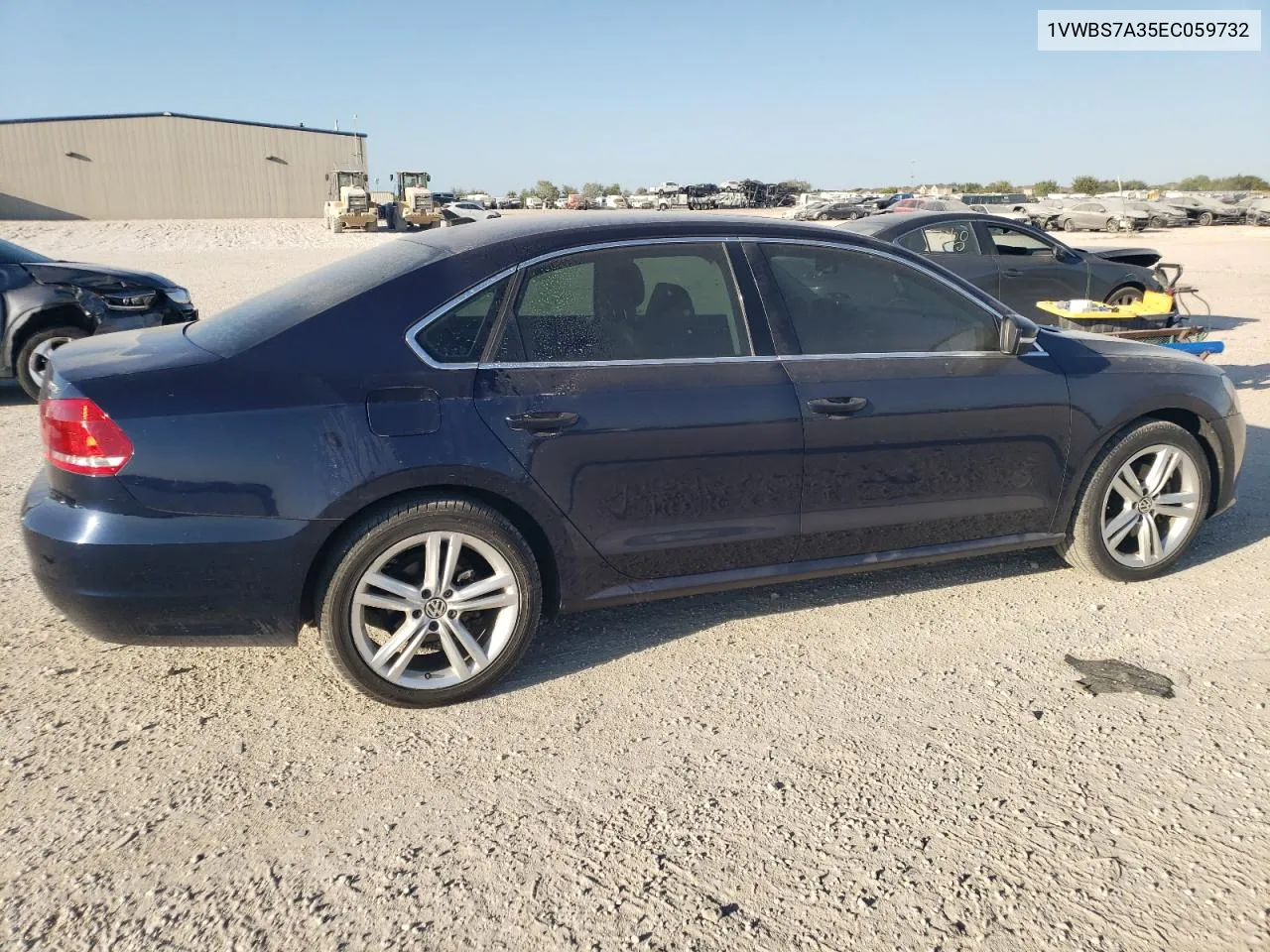 2014 Volkswagen Passat Se VIN: 1VWBS7A35EC059732 Lot: 77213124