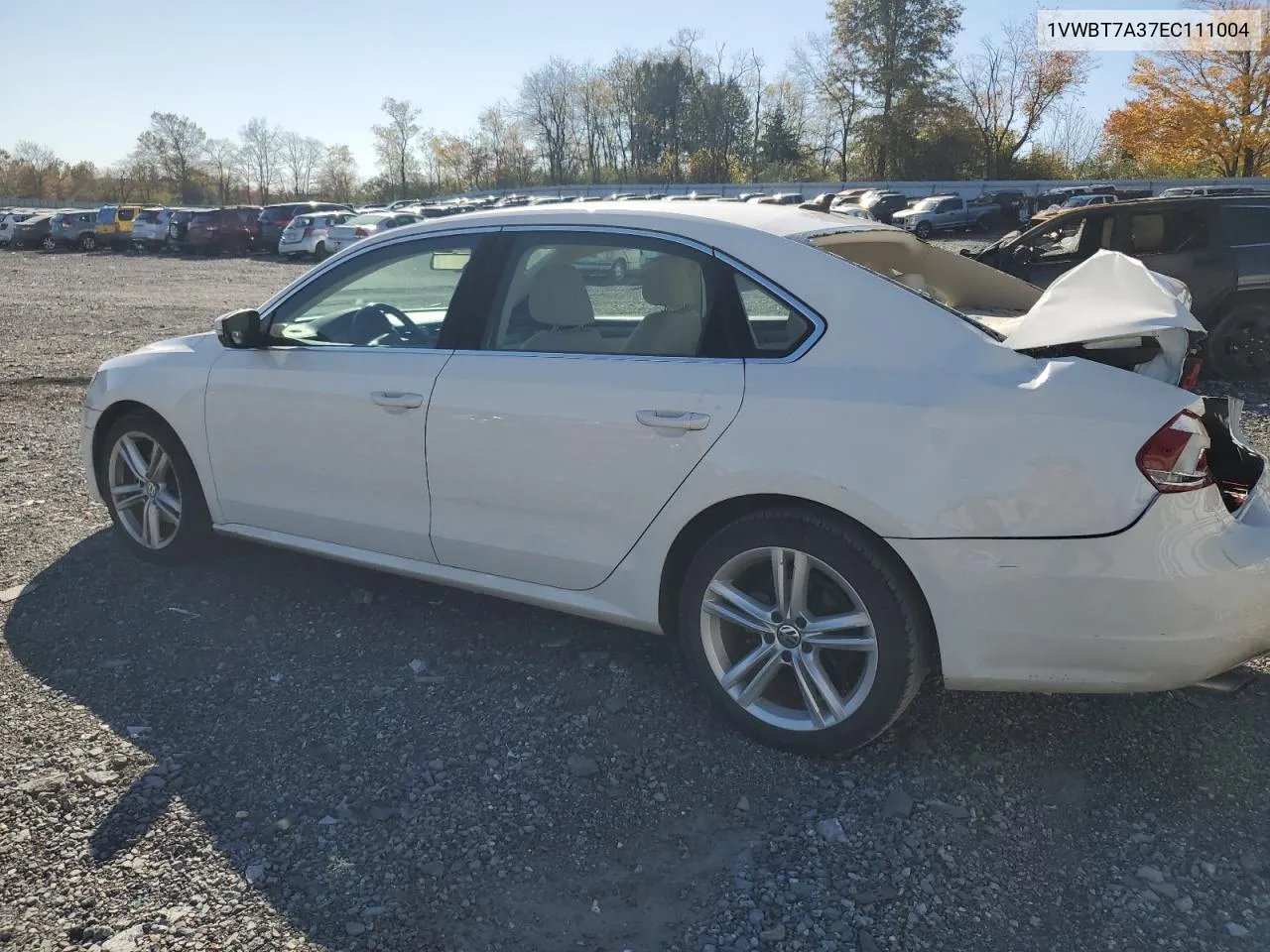 2014 Volkswagen Passat Se VIN: 1VWBT7A37EC111004 Lot: 77418344