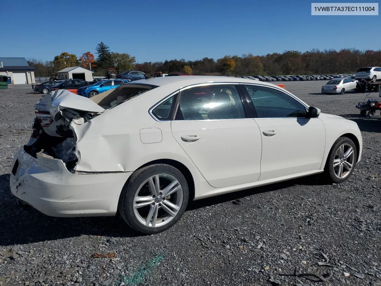 2014 Volkswagen Passat Se VIN: 1VWBT7A37EC111004 Lot: 77418344