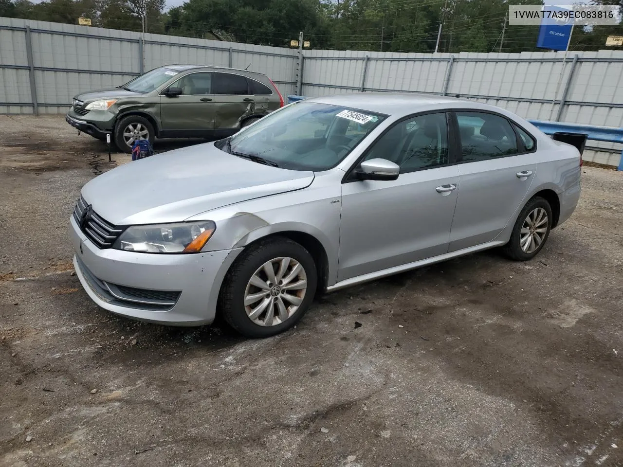 2014 Volkswagen Passat S VIN: 1VWAT7A39EC083816 Lot: 77545024