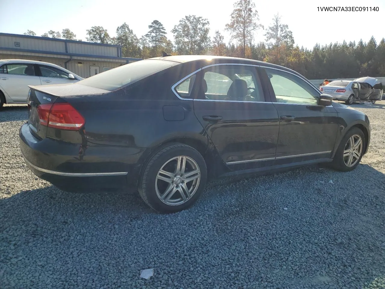 2014 Volkswagen Passat Sel VIN: 1VWCN7A33EC091140 Lot: 78391064