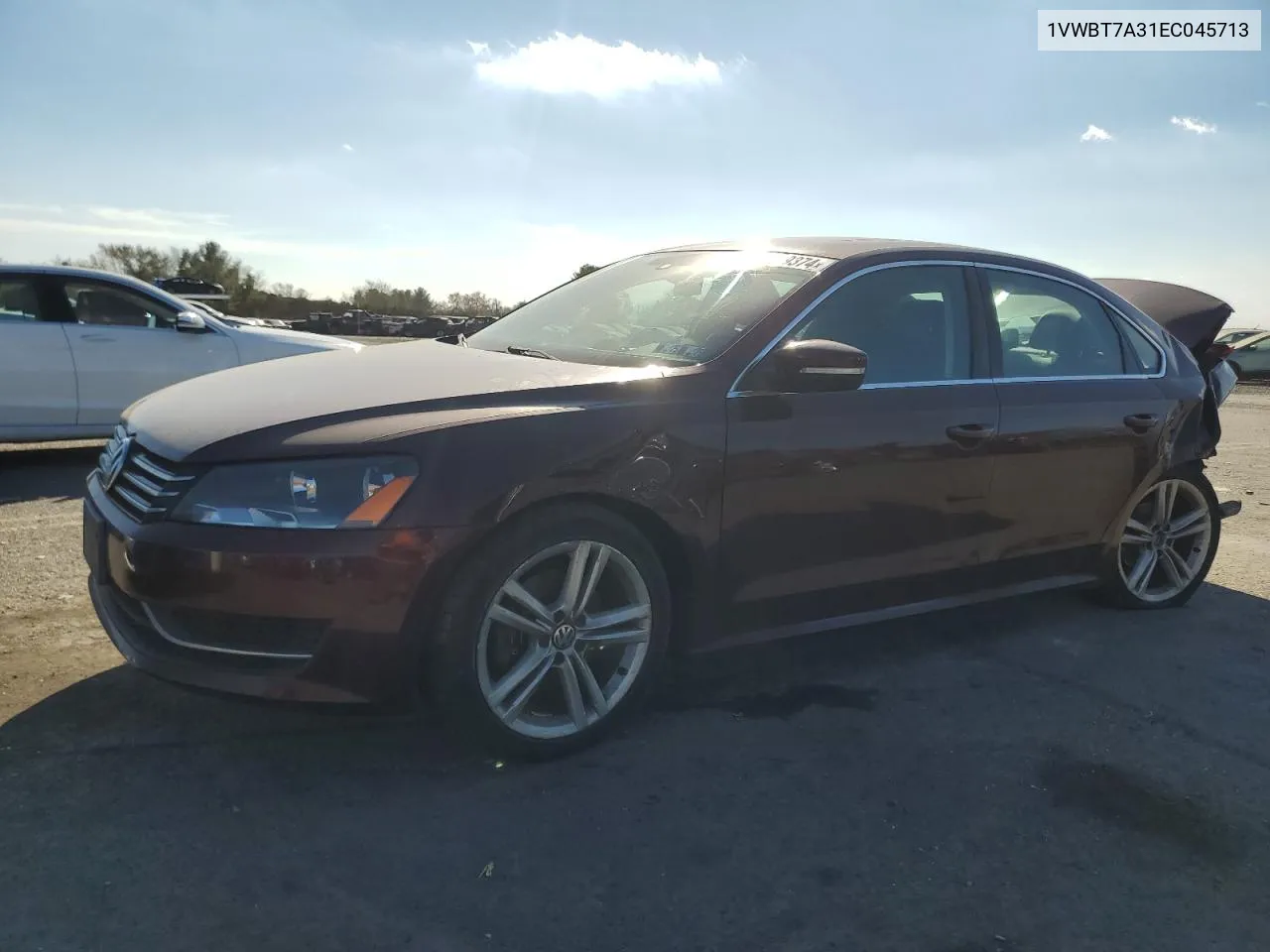 2014 Volkswagen Passat Se VIN: 1VWBT7A31EC045713 Lot: 79239374