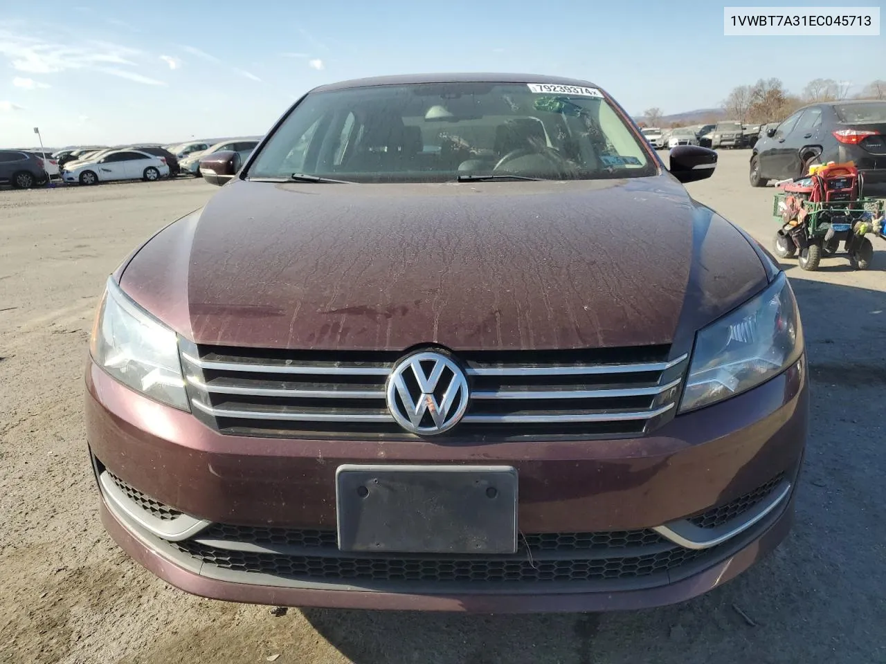 2014 Volkswagen Passat Se VIN: 1VWBT7A31EC045713 Lot: 79239374