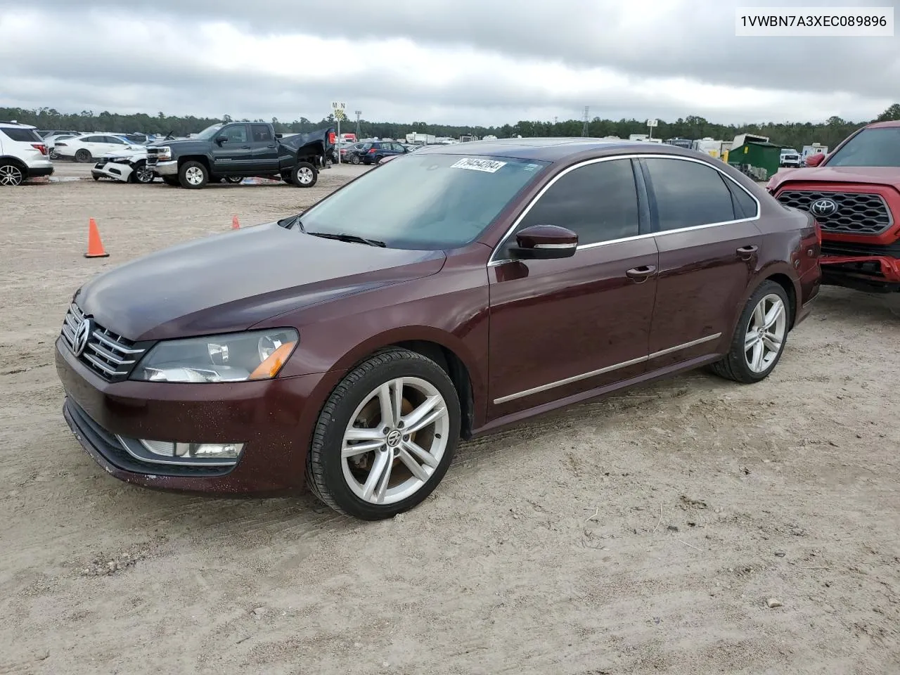 2014 Volkswagen Passat Se VIN: 1VWBN7A3XEC089896 Lot: 79454284