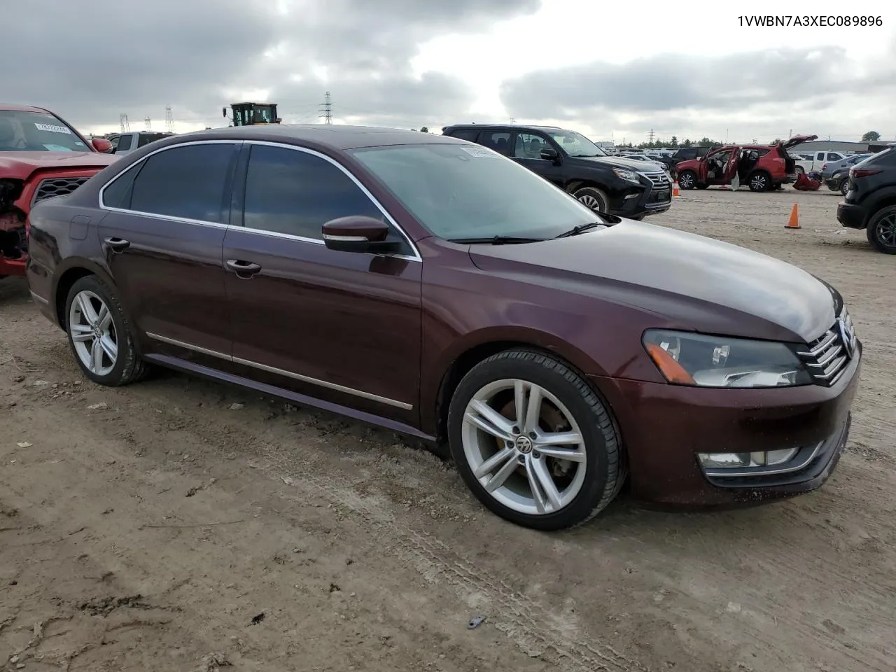 2014 Volkswagen Passat Se VIN: 1VWBN7A3XEC089896 Lot: 79454284