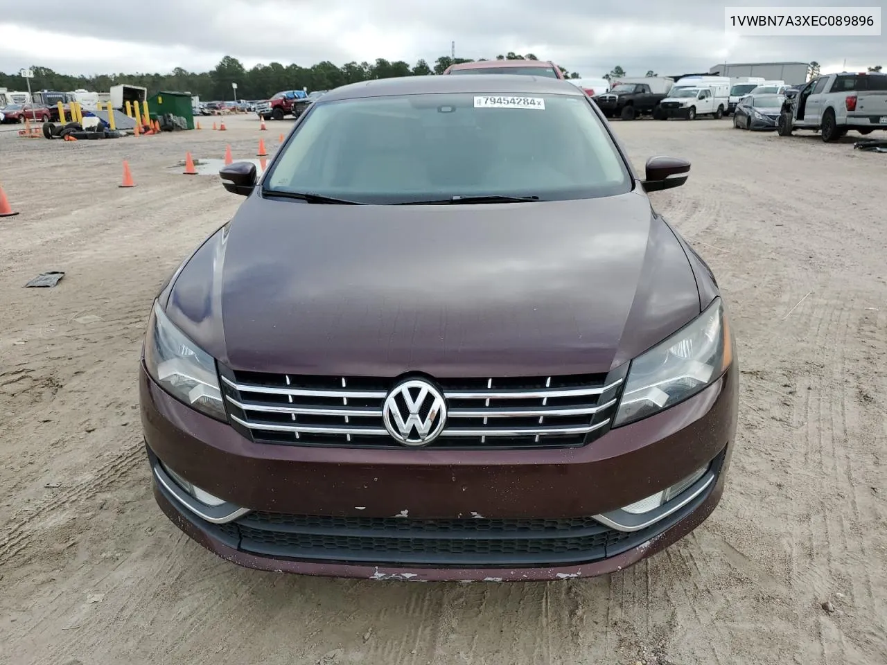 2014 Volkswagen Passat Se VIN: 1VWBN7A3XEC089896 Lot: 79454284