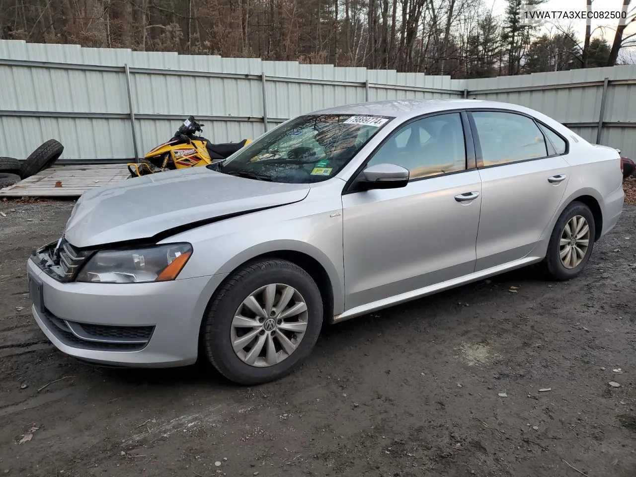 2014 Volkswagen Passat S VIN: 1VWAT7A3XEC082500 Lot: 79899774