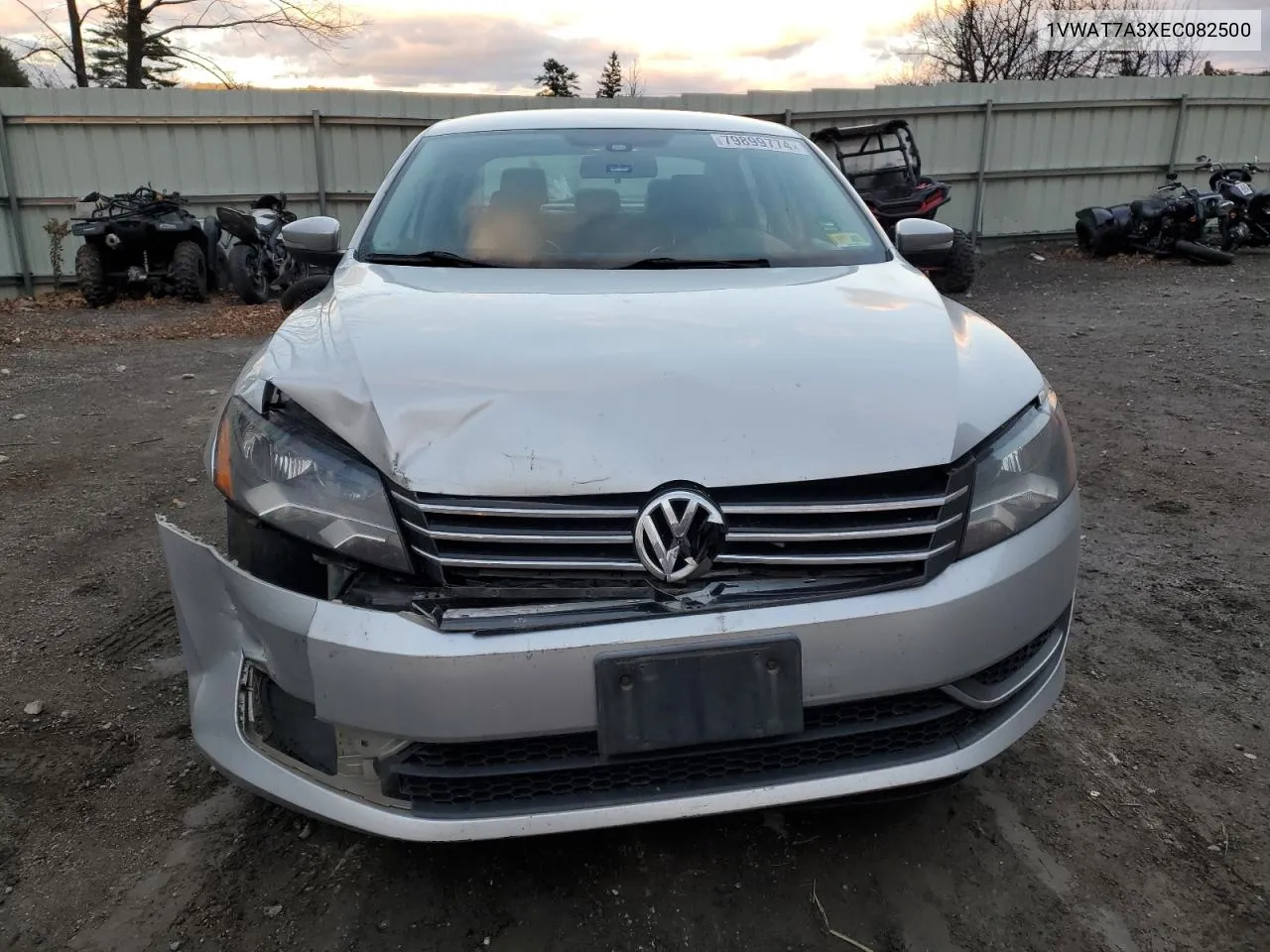 2014 Volkswagen Passat S VIN: 1VWAT7A3XEC082500 Lot: 79899774