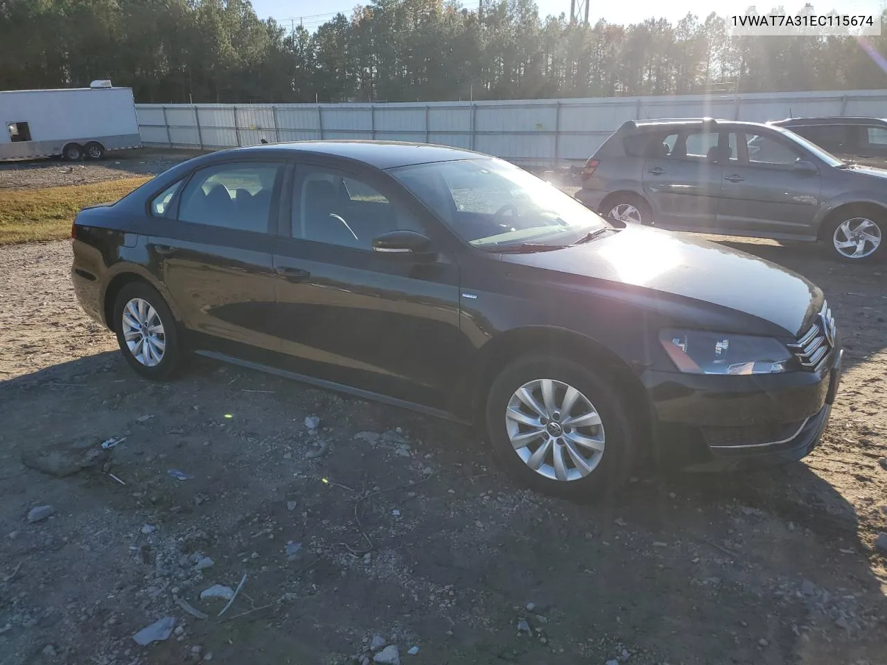 2014 Volkswagen Passat S VIN: 1VWAT7A31EC115674 Lot: 80367684