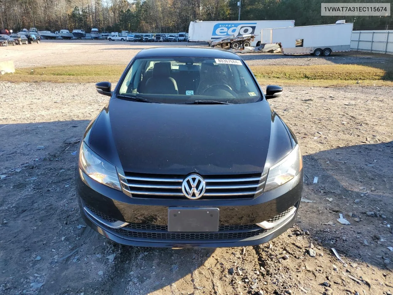 2014 Volkswagen Passat S VIN: 1VWAT7A31EC115674 Lot: 80367684