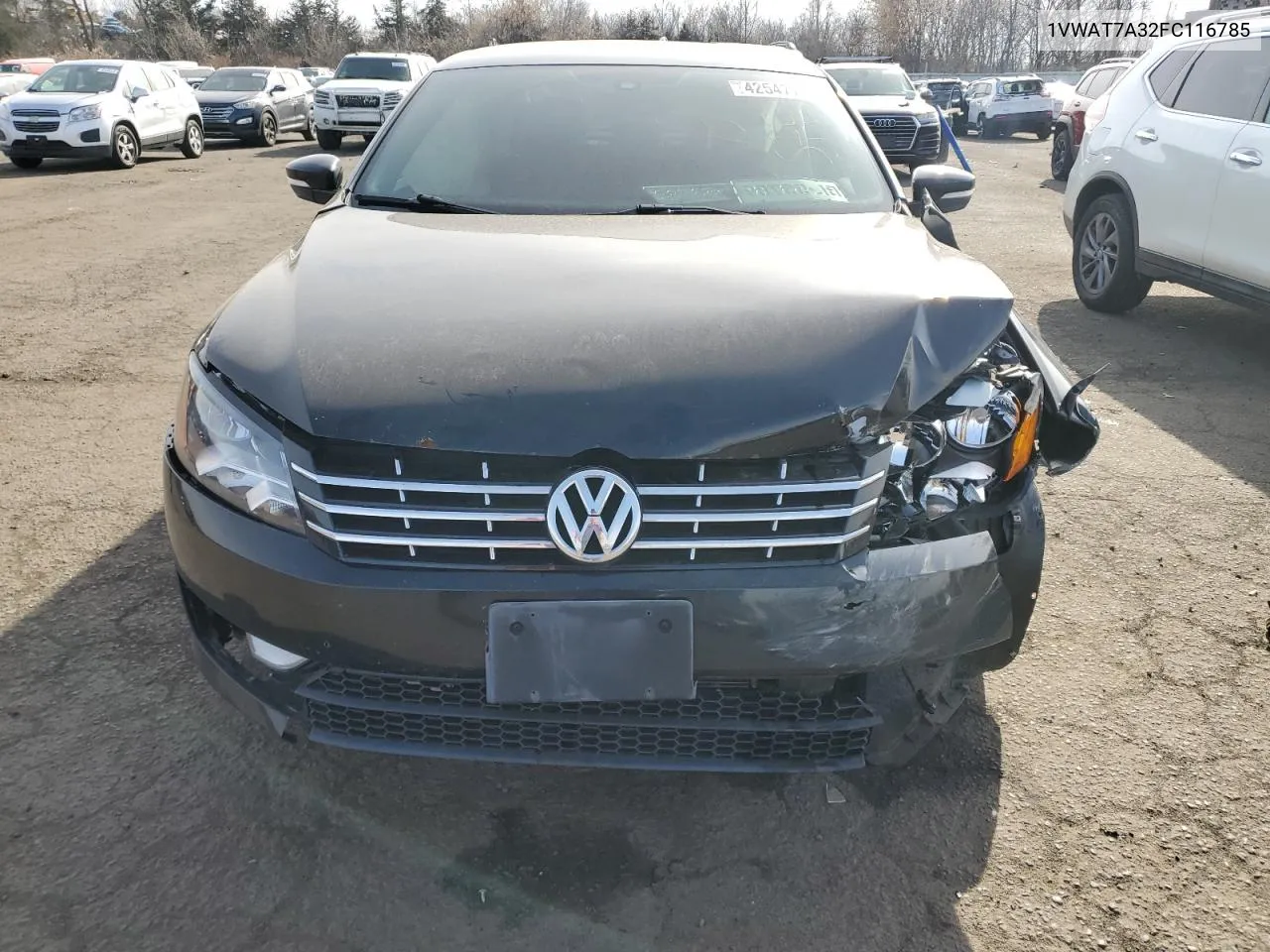 2015 Volkswagen Passat S VIN: 1VWAT7A32FC116785 Lot: 42547744