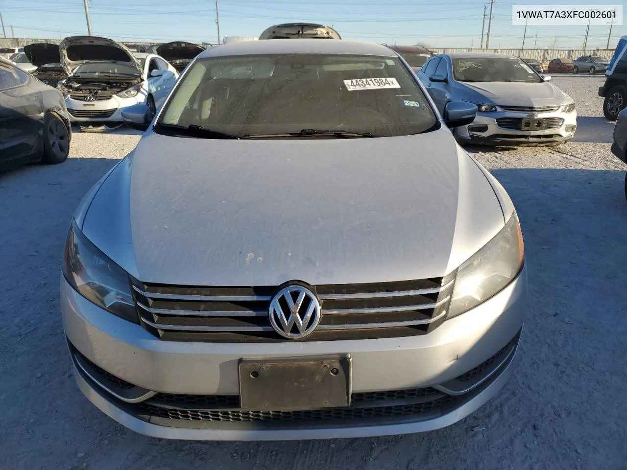 2015 Volkswagen Passat S VIN: 1VWAT7A3XFC002601 Lot: 44341984