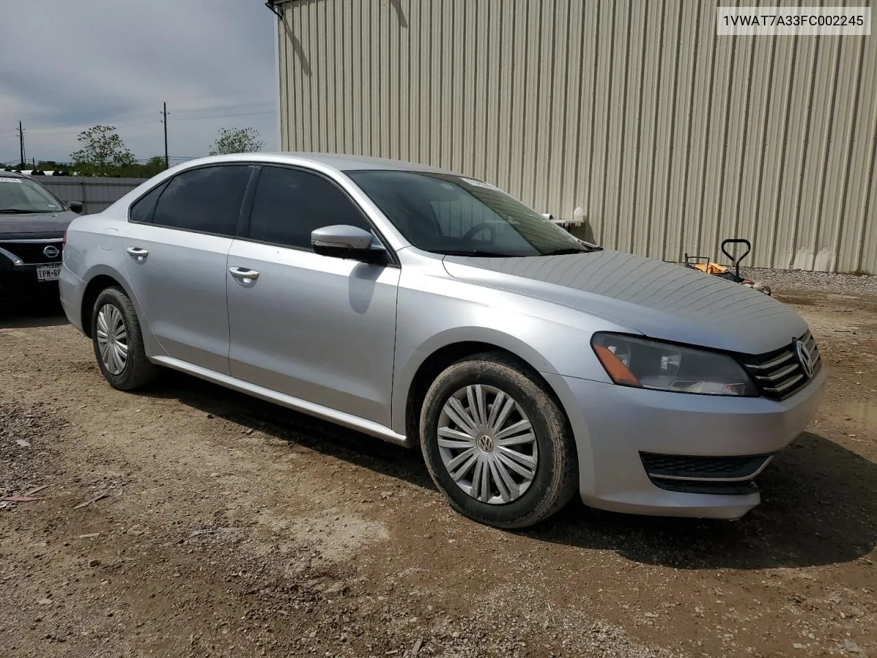 2015 Volkswagen Passat S VIN: 1VWAT7A33FC002245 Lot: 47345324