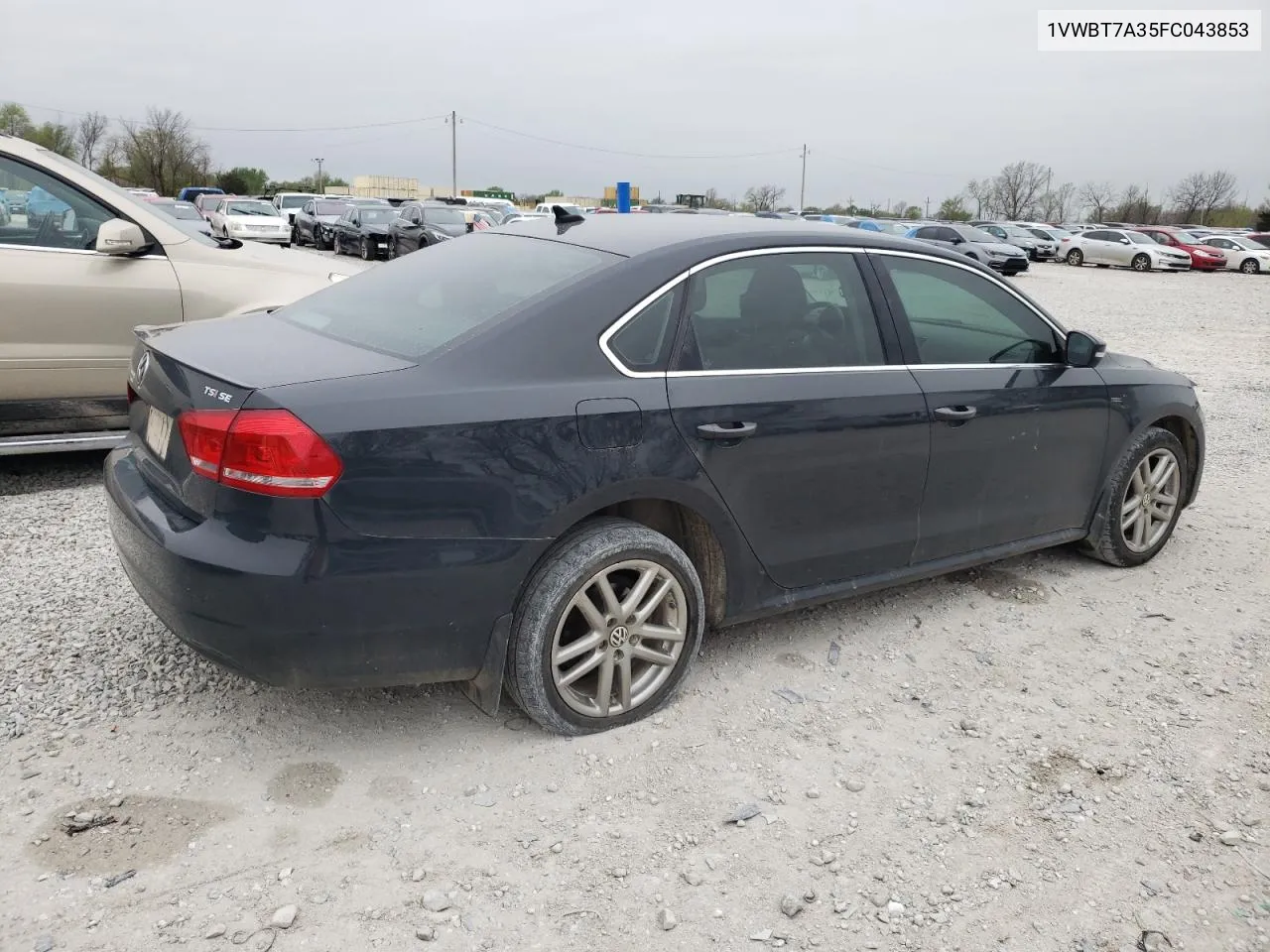 2015 Volkswagen Passat Se VIN: 1VWBT7A35FC043853 Lot: 49811034